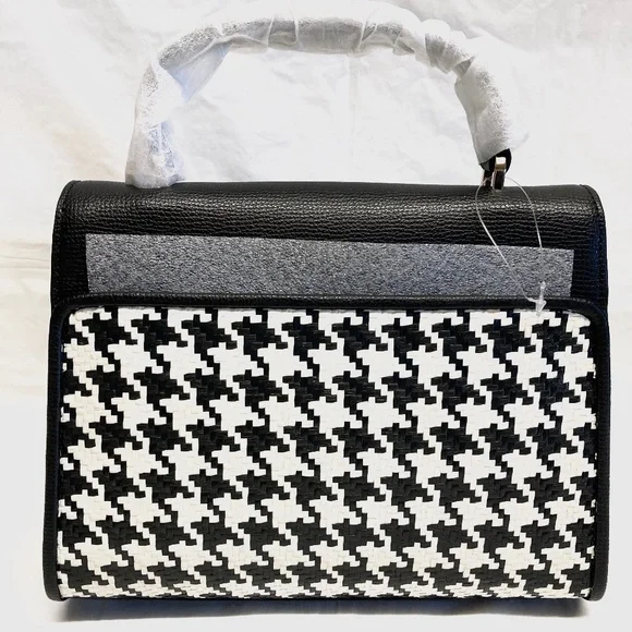 NWOT Kate Spade Darcy Top Handle Woven Houdstooth Crossbody - Picture 12 of 13